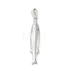 304 Stainless Steel Pendants SA-CBA34D4-02D-P-1