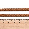 Braided Leather Cord with Core WL-F009-5mm-02-3