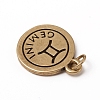 Brass Pendants LS-KK-I668-01AB-02-2