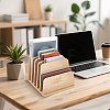 5-Slot Bamboo Slotted Display Stands ODIS-WH0038-300-5