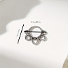 Gothic 316 Surgical Stainless Steel Flower Hoop Nose Rings for Men and Women Party Jewelry VU7400-2