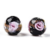 Luminous Handmade Gold Sand Lampwork Beads LAMP-T021-03A-2
