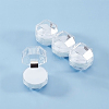 Transparent Plastic Ring Boxes OBOX-CA0001-001B-4