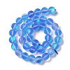 Synthetic Moonstone Beads Strands G-E573-01C-19-2