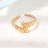 304 Stainless Steel Cuff Open Rings SA-CBAD22F-01G-G-3