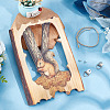 Wood Animal Hanging Ornaments HJEW-WH0053-08A-6