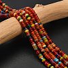 Natural Agate Beads Strands G-L635-A01-4x2mm-03-1