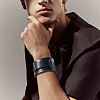 Vintage Punk Rock Style Wide Leather Cord Wristband Bracelets for Unisex BJEW-WH20007-07A-4