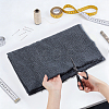 Herringbone Patterned Tweed Fabric for Clothing Accessories DIY-WH0579-94B-3