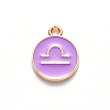Alloy Enamel Pendants ENAM-S124-01A-01K-2