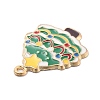 Christmas Theme Alloy Enamel Pendants X1-ENAM-D060-04F-2