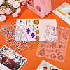 1Pc Halloween Theme PVC Plastic Clear Stamps DIY-CP0008-83-4