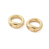 Brass Ring Charm Connectors X-KK-U056-55G-1