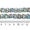 Electroplate Glass Beads Strands EGLA-N012-07T-4