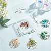 5Pcs 5 Colors Electroplate Glass Pendants FIND-BBC0001-33-7