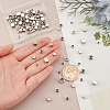 96Pcs 8 Style 304 Stainless Steel Beads STAS-DC0005-74-2
