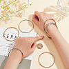 7Pcs 3 Color 304 Stainless Steel Thin Wrap Bangles Set for Women BJEW-BC0001-17-3