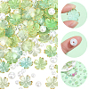 120Pcs Acrylic Bead Caps OACR-PA0002-13C-6