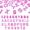 36Pcs 2 Sets 2 Styles Letter A~Z & Number 0~9 Polyester Embroidery Sew On Patches Sets PATC-TA0001-55B-1
