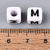 Opaque Acrylic Beads SACR-N020-04A-M-4