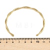 304 Stainless Steel Cuff Bangles for Women BJEW-L717-01G-3