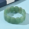 Natural Green Aventurine Beads Stretch Bracelets for Women Men BJEW-I323-02A-2
