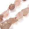 Natural Hematoid Quartz/Ferruginous Quartz Beads Strands GG-CBA0B77-A30-03-2