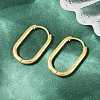 304 Stainless Steel Oval Hoop Earrings X-EJEW-K268-36G-2