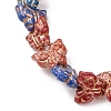 Painted Glass Beads Strands GLAA-B037-03-3