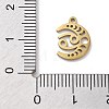 Real 18K Gold Plated 304 Stainless Steel Pendants STAS-R003-02G-010-3