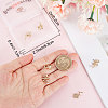 9Pcs 3 Style Brass Micro Pave Cubic Zirconia Pendants Sets KK-BBC0007-54-3