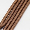 Electroplate Non-magnetic Synthetic Hematite Beads Strands G-J164B-4mm-01-1