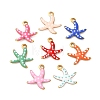 304 Stainless Steel Enamel Charms X-STAS-Q363-14I-G-1