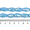 Opaque Solid Color Electroplate Glass Beads Strands EGLA-N013-P10mm-B10-4
