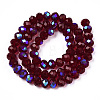 Electroplate Glass Beads Strands EGLA-A034-T2mm-L21-2