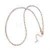2.5MM Round Nylon Cotton Cord Necklace Making NJEW-C106-01RG-08-1