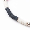 Handmade Polymer Clay Heishi Beaded Stretch Bracelets BJEW-JB06146-05-3