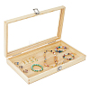 Wood Jewelry Display Cases with Visible Window Lid AJEW-WH0696-753B-1