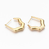 Brass Half Hoop Earrings KK-R117-023-NF-2