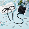 7.1 Yards Glass Rhinestone Synthetic Rubber Round Cord DIY-GF0013-74C-4