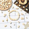 700 Pcs 7 Styles Unfinished Wood Beads WOOD-CJ0002-65-6