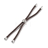 Twisted Nylon Cord Silder Bracelets DIY-B066-03P-05-1
