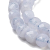 Natural Blue Lace Agate Beads Strands G-H042-A09-02-4