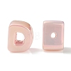UV Plating Rainbow Iridescent Acrylic Beads OACR-C012-01E-3