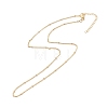 Brass Satellite Chains Necklace for Women NJEW-P265-43G-2