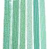 Electroplate Opaque Solid Color Glass Beads Strands LS-EGLA-A044-P6mm-L14-2