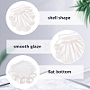 Shell Shaped Porcelain Jewelry Storage Display Trays for Rings AJEW-SP0006-06B-01-6