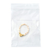 Natural Freshwater Pearl & 304 Stainless Steel Bead Finger Rings RJEW-FS00001-13-8