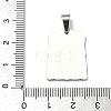 Religion Theme 304 Stainless Steel Pendants STAS-F336-03P-3