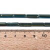 Electroplate Opaque Glass Beads Strands X-EGLA-Q132-02A-B01-4